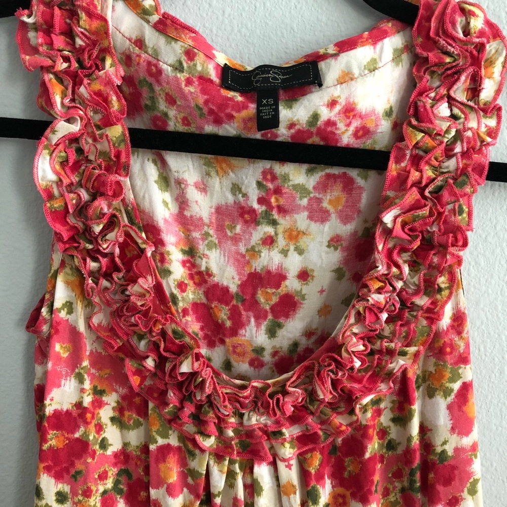 Jessica Simpson Floral Tank | Size XS - Picture 2 of 4